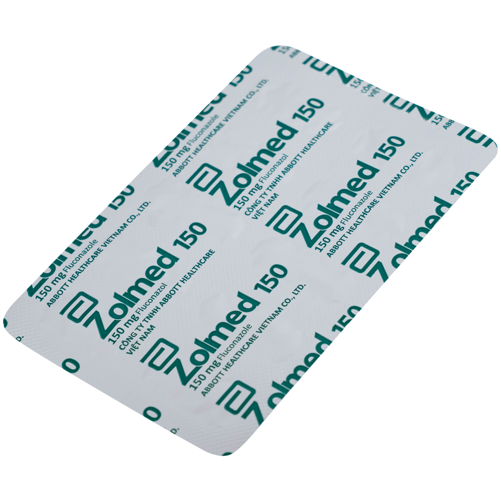 Hình ảnh Thuốc Zolmed 150 Abbott điều trị các bệnh nhiễm nấm, dự phòng nhiễm nấm (1 vỉ x 10 viên)