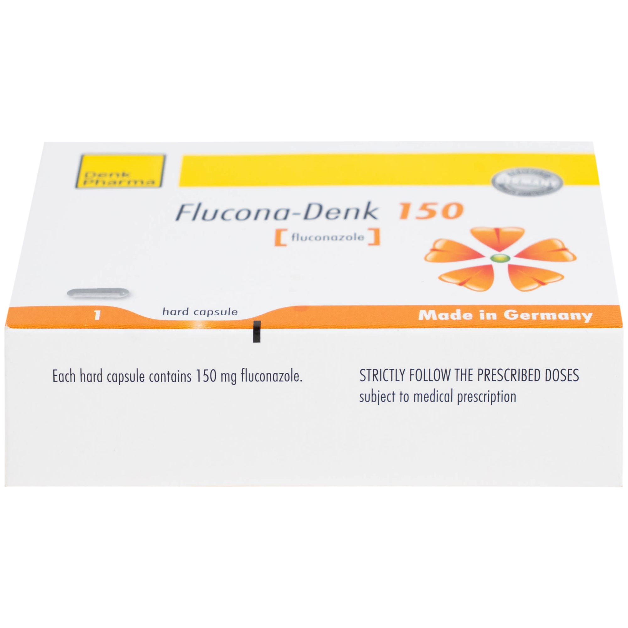 Hình ảnh Thuốc Flucona-Denk 150mg điều trị nhiễm nấm candida ở người lớn (1 viên)
