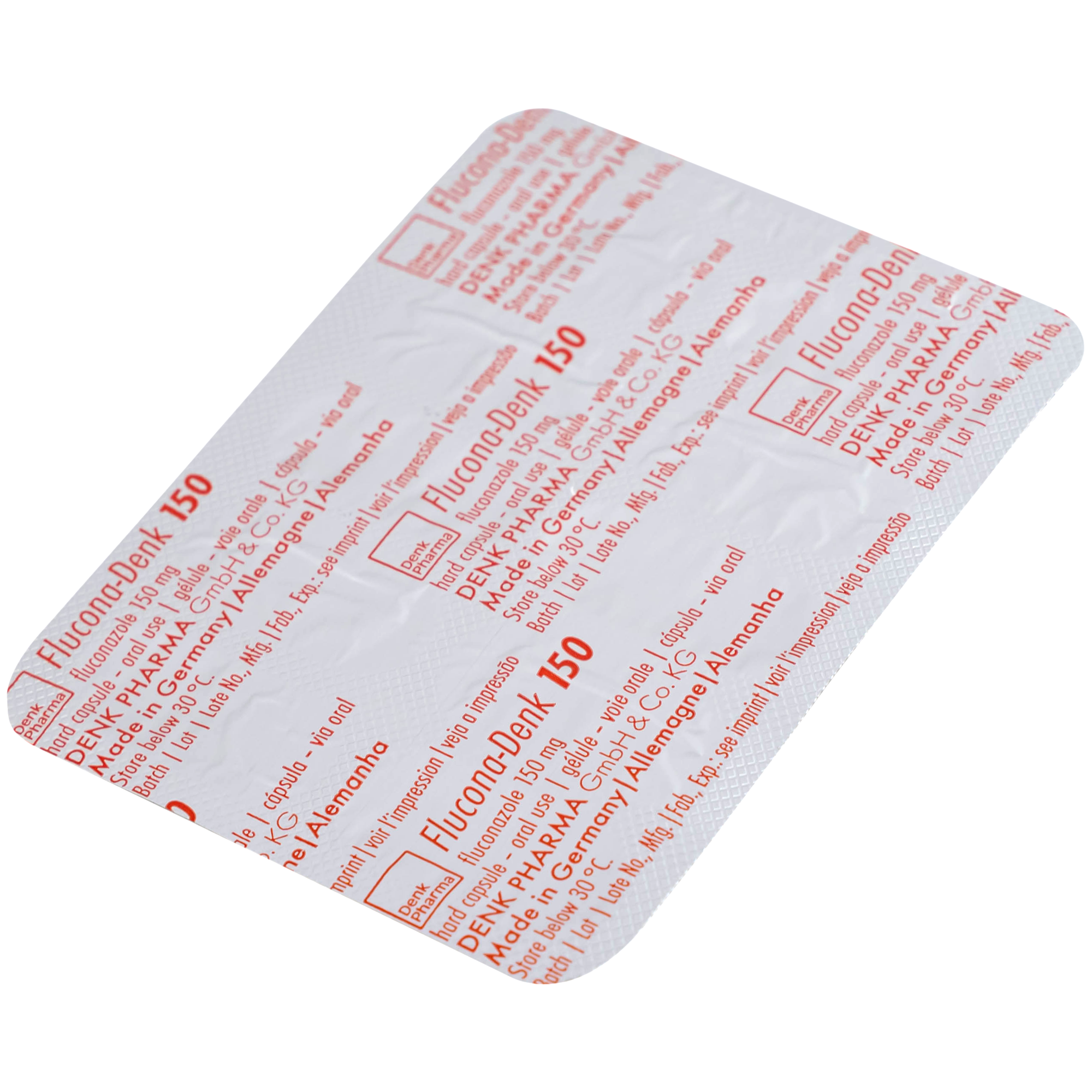 Hình ảnh Thuốc Flucona-Denk 150mg điều trị nhiễm nấm candida ở người lớn (1 viên)