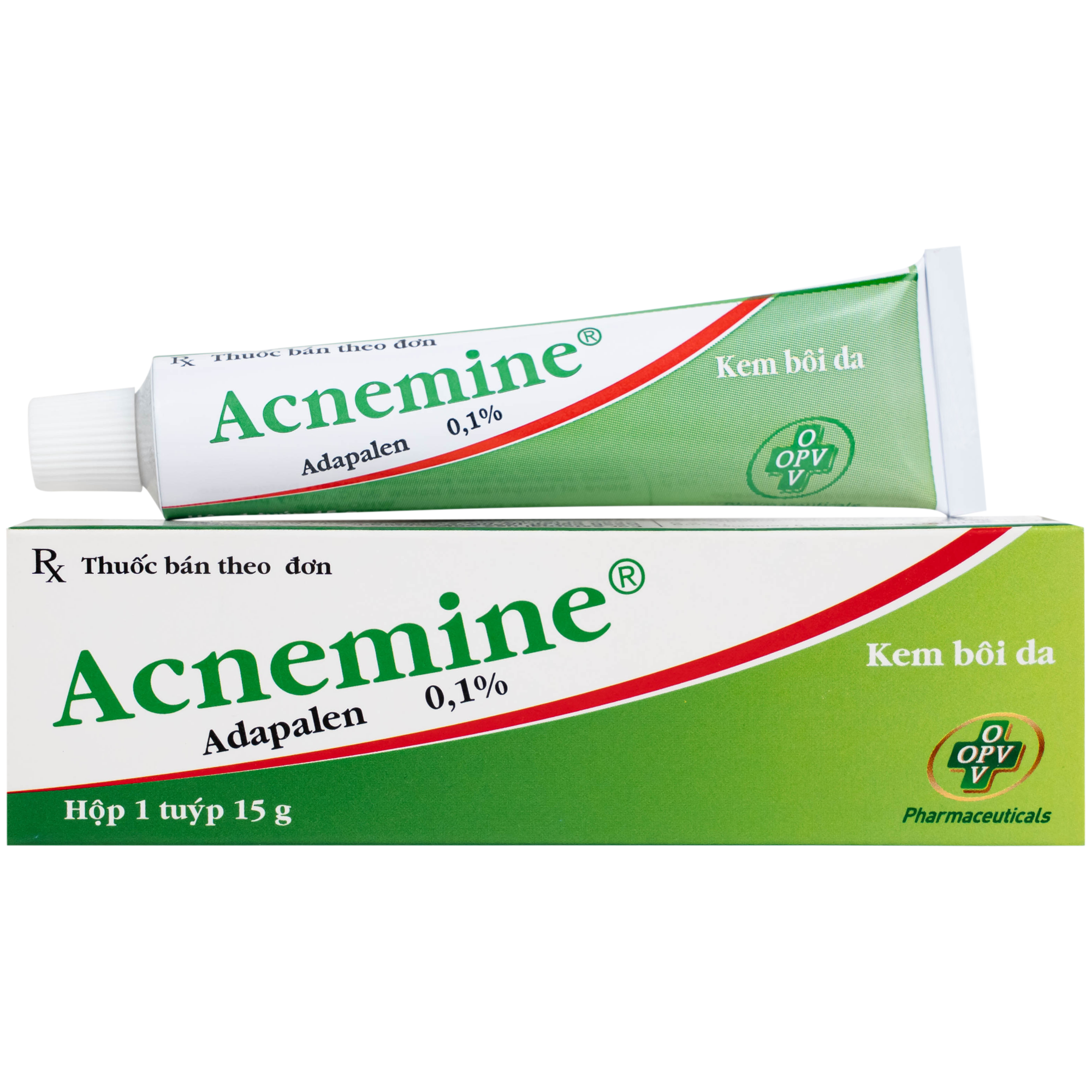 Hình ảnh Thuốc bôi da Acnemine Adapalen 0.1% OPV (15g)