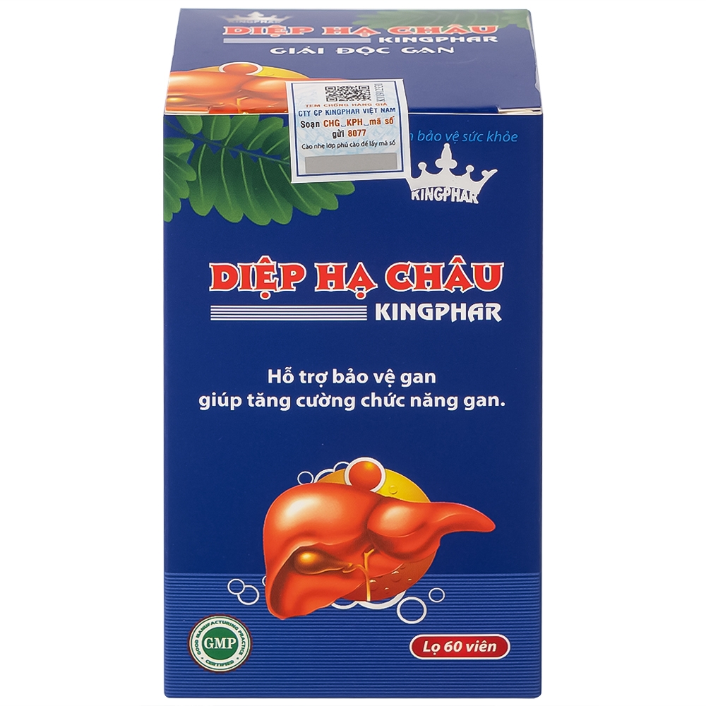 Hình ảnh Viên uống Diệp Hạ Châu Kingphar hỗ trợ bảo vệ gan, tăng cường chức năng gan (60 viên)