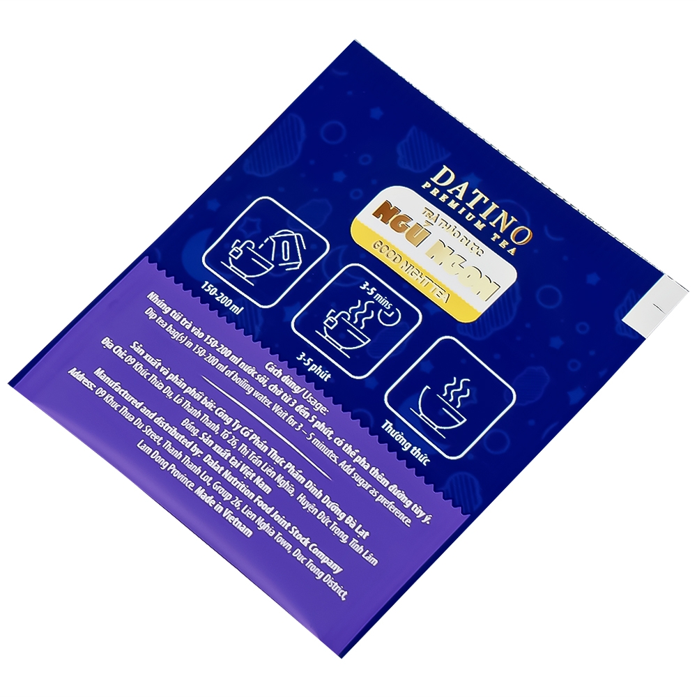 Hình ảnh Trà thảo mộc Good Night Datino Premium Tea giúp tạo giấc ngủ tự nhiên (20 túi x 2g)