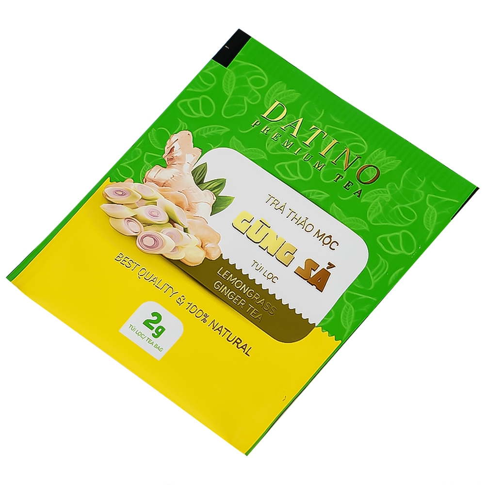 Hình ảnh Trà thảo mộc gừng sả Datino Premium Tea hỗ trợ giảm nghẹt mũi, sổ mũi, buồn nôn (20 túi x 2g)