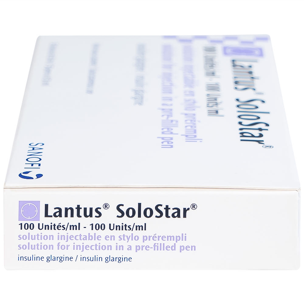 Hình ảnh Bút tiêm Lantus SoloStar 100 Units/ml điều trị đái tháo đường (5 cây x 3ml)