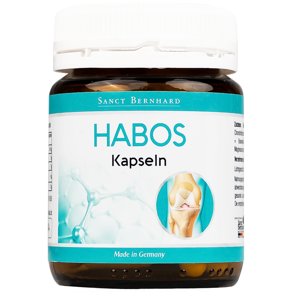 Hình ảnh Viên uống Habos Kapseln Sanct Bernhard tăng tiết dịch nhờn cho khớp, hỗ trợ tái tạo mô sụn khớp (60 viên)