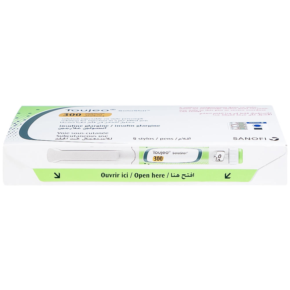 Hình ảnh Thuốc tiêm Toujeo Solostar 300U/ml Sanofi điều trị đái tháo đường (5 cây)