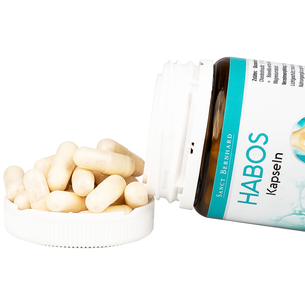 Hình ảnh Viên uống Habos Kapseln Sanct Bernhard tăng tiết dịch nhờn cho khớp, hỗ trợ tái tạo mô sụn khớp (60 viên)