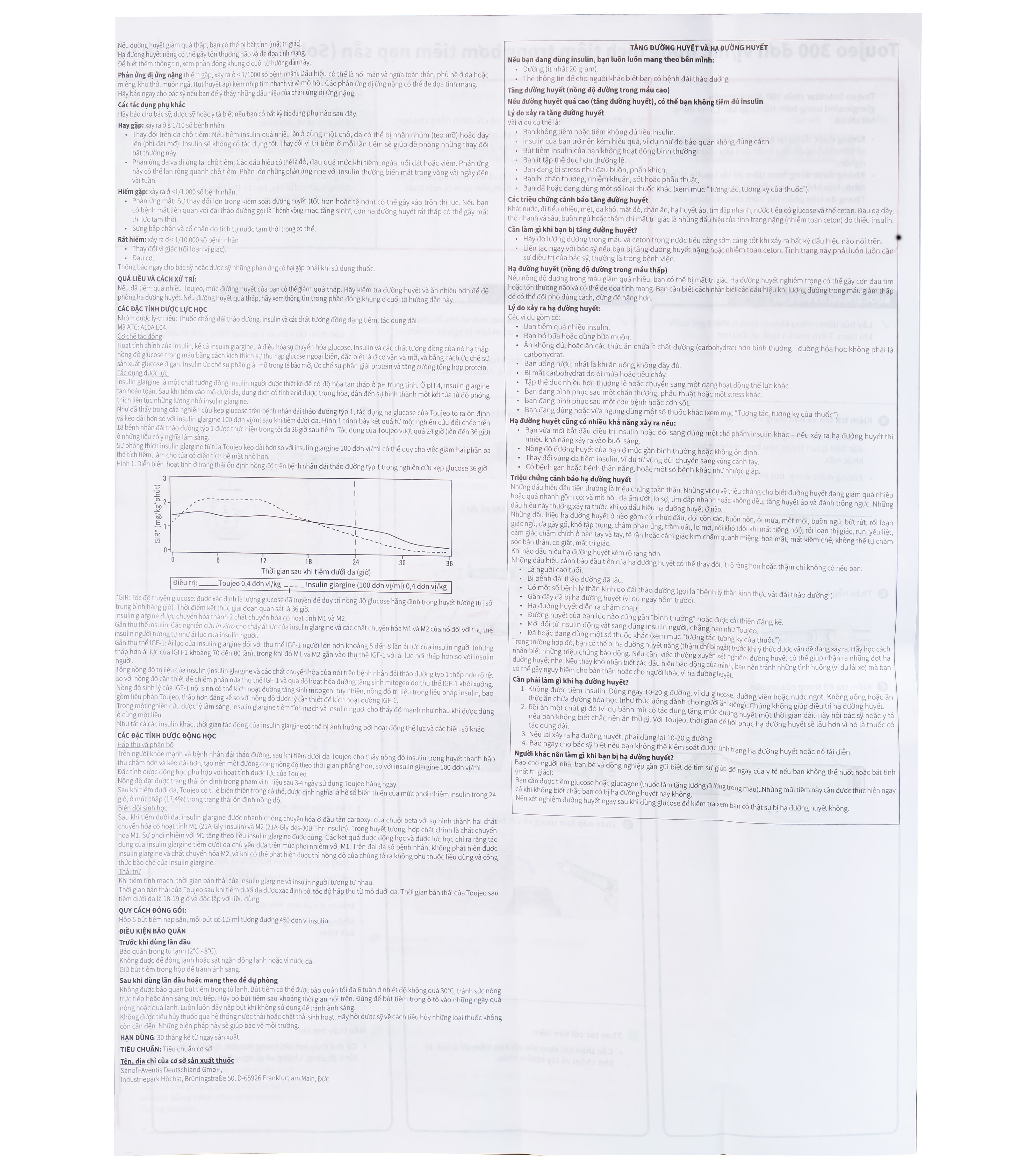 Hình ảnh Thuốc tiêm Toujeo Solostar 300U/ml Sanofi điều trị đái tháo đường (5 cây)