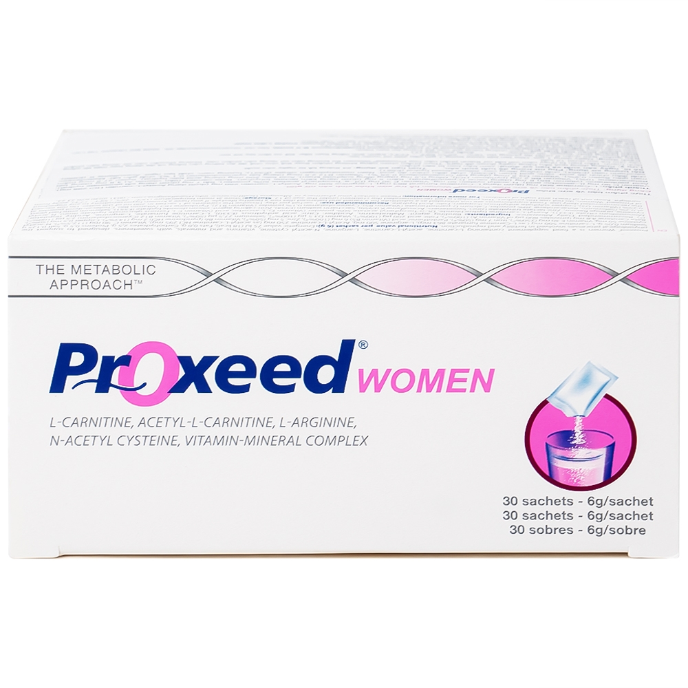 Hình ảnh Bột Proxeed Women Sigma-tau HealthScience hỗ trợ sức khỏe sinh sản nữ giới (30 gói x 6g)