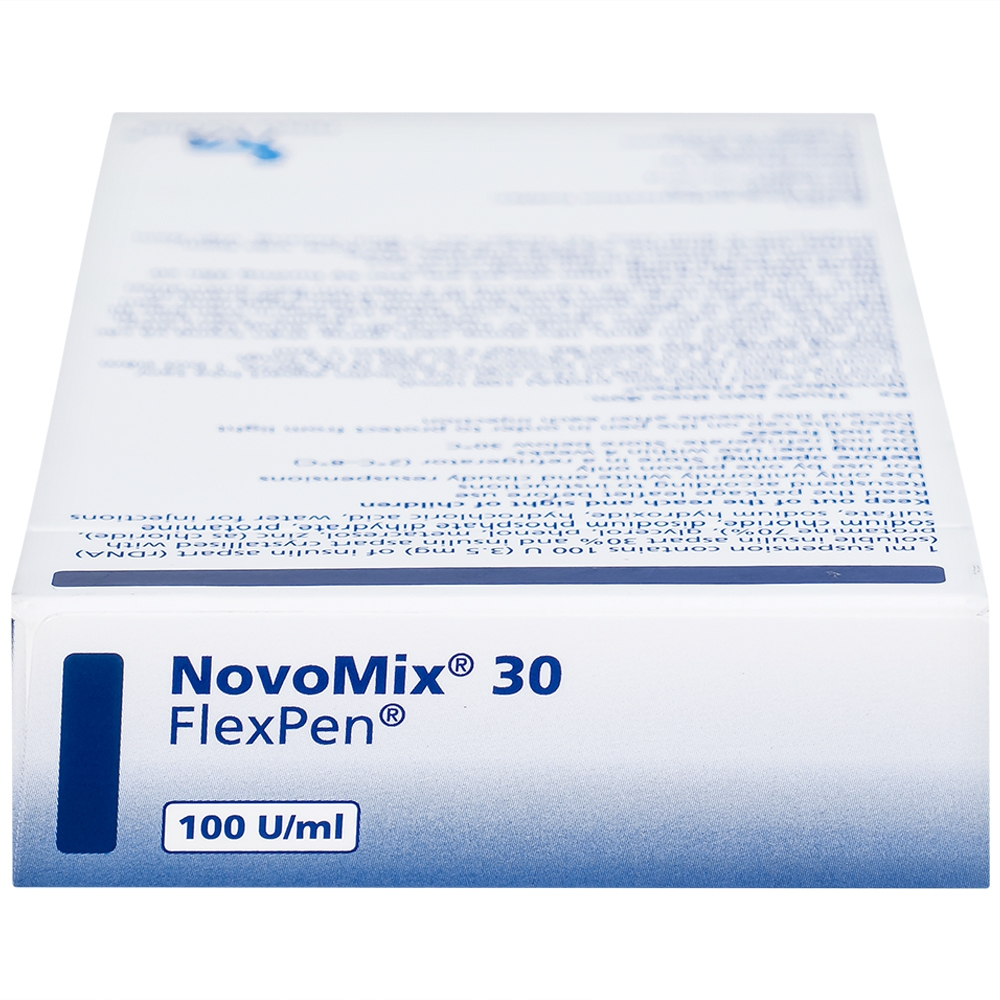 Hình ảnh Bút tiêm NovoMix 30 FlexPen Novo Nordisk điều trị đái tháo đường (5 cây x 3ml)