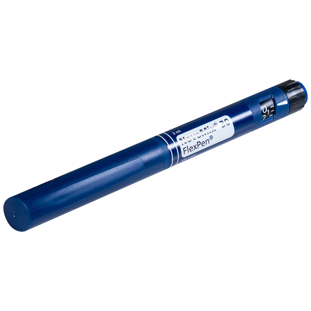 Hình ảnh Bút tiêm NovoMix 30 FlexPen Novo Nordisk điều trị đái tháo đường (5 cây x 3ml)