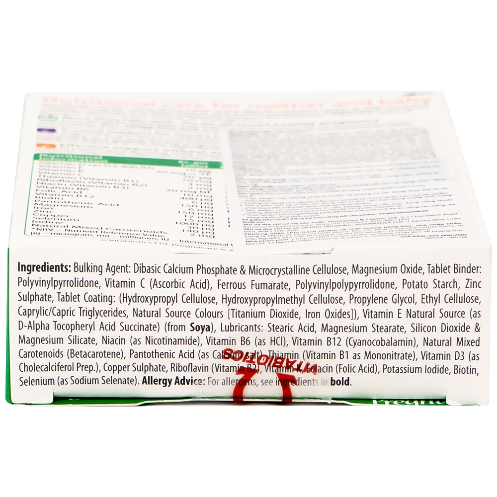 Hình ảnh Thực phẩm bảo vệ sức khoẻ Pregnacare Original giúp bổ sung vitamin và khoáng chất cho phụ nữ mang thai và cho con bú (2 vỉ x 15 viên)
