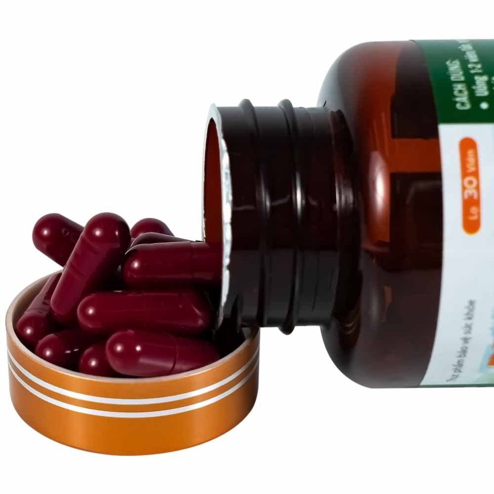 Hình ảnh Viên uống Định Tâm An Giấc HVQY hỗ trợ an thần, ngủ ngon giấc (30 viên)