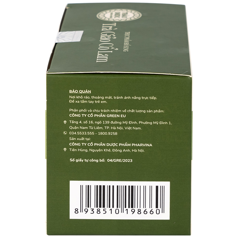 Hình ảnh Trà Giảo Cổ Lam Kami tea giúp thanh nhiệt giải độc, hỗ trợ điều trị chứng tăng mỡ máu (20 túi)