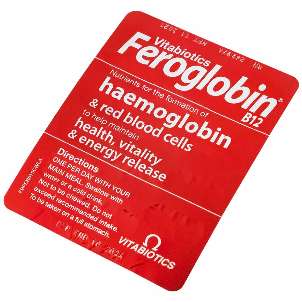 Hình ảnh Viên uống Feroglobin B12 Vitabiotics hỗ trợ tăng khả năng tạo máu, tăng cường sức khỏe (30 viên)