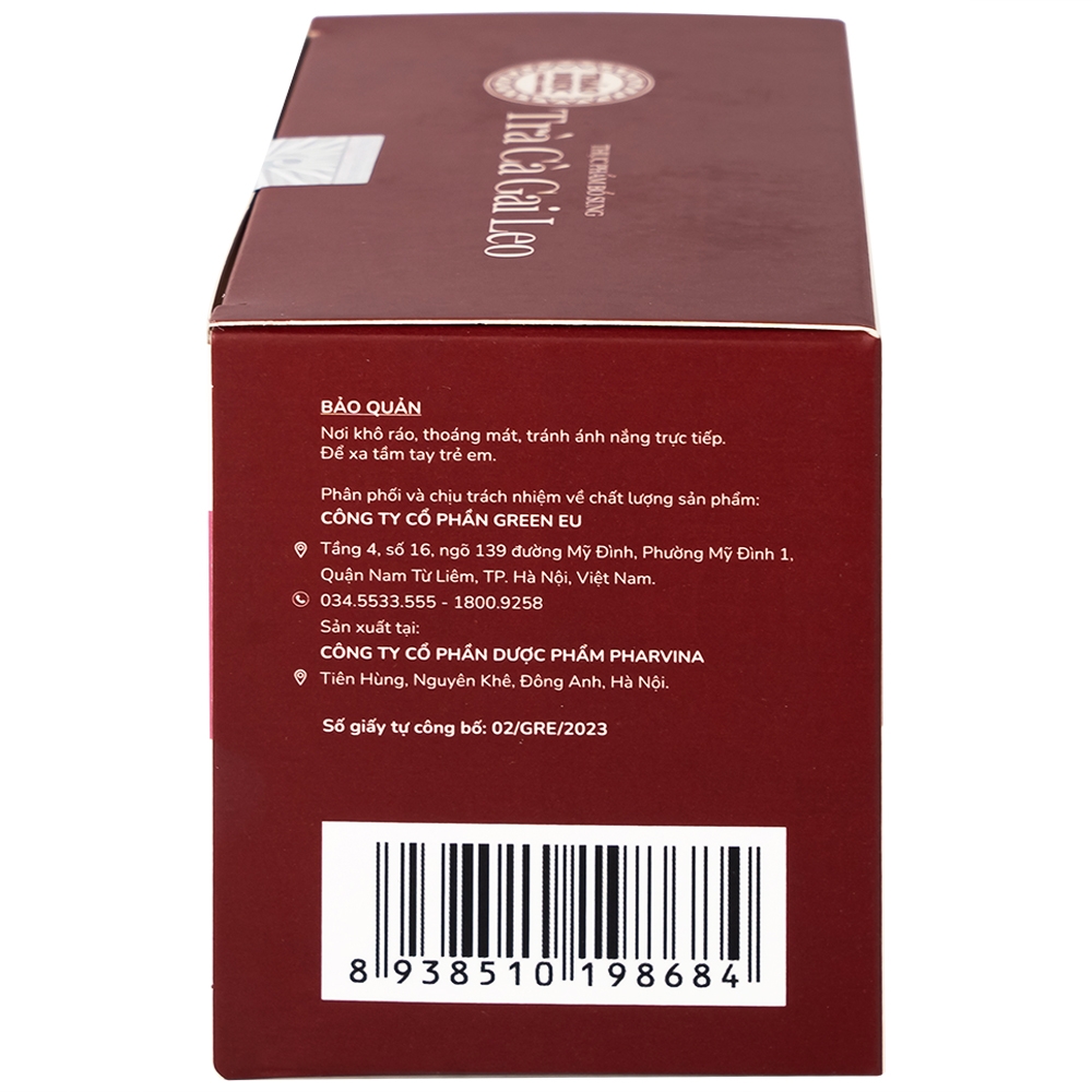 Hình ảnh Trà Cà Gai Leo Kami tea hỗ trợ các bệnh về gan, giải độc gan, giảm men gan (20 túi)