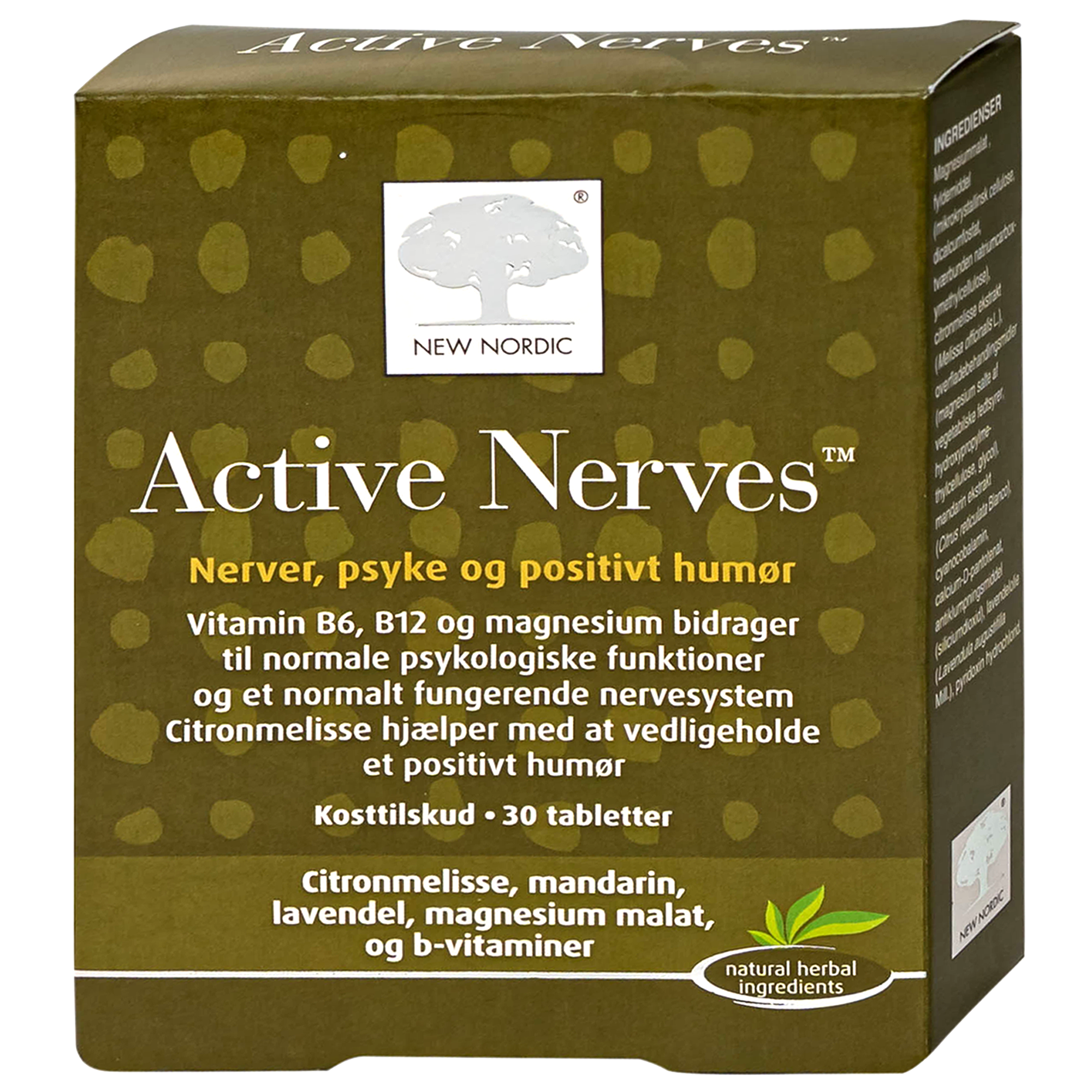Hình ảnh Viên uống hỗ trợ giảm mệt mỏi New Nordic Active Nerves New Nordic (30 viên)