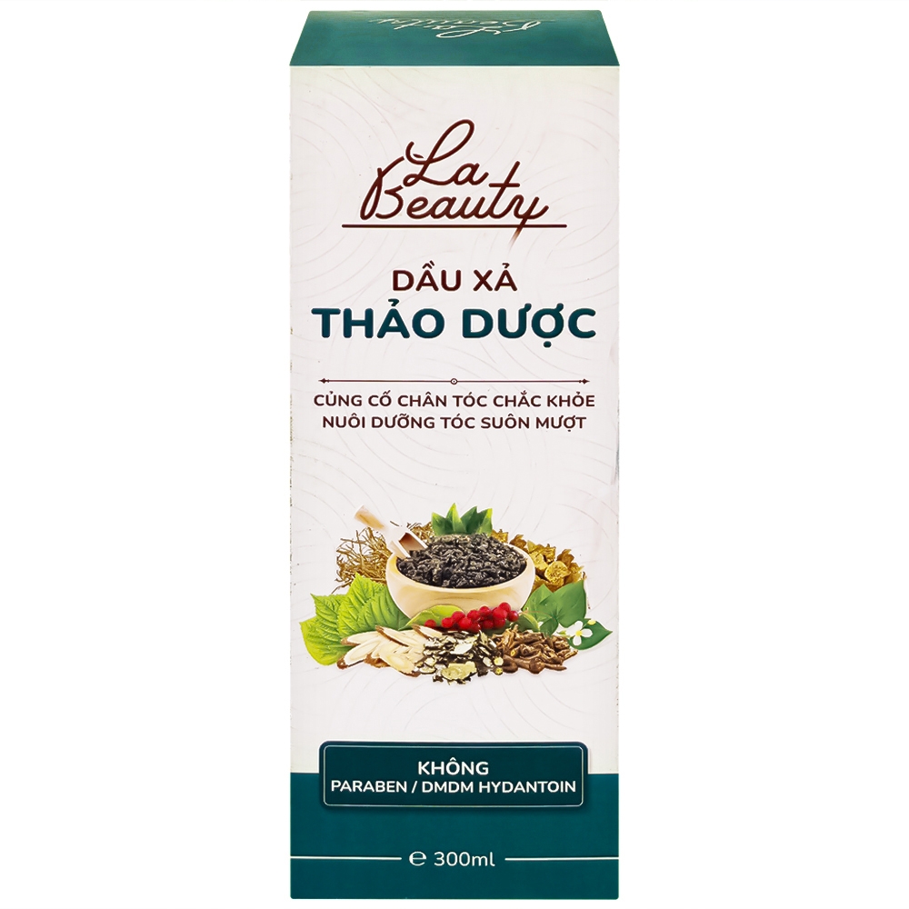 Hình ảnh Dầu xả thảo dược La Beauty củng cố chân tóc chắc khỏe, suôn mượt và ngăn ngừa gãy rụng (300ml)