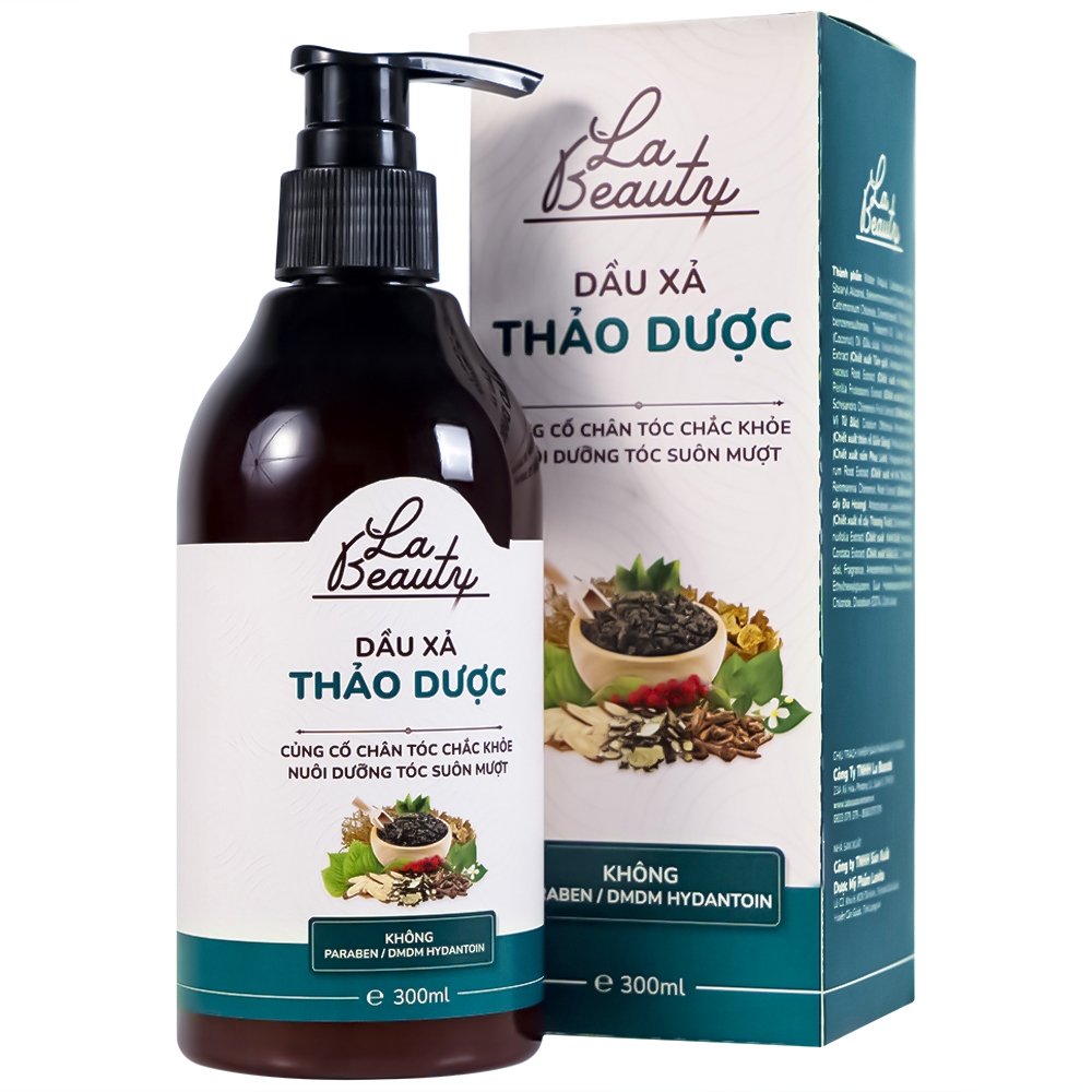 Hình ảnh Dầu xả thảo dược La Beauty củng cố chân tóc chắc khỏe, suôn mượt và ngăn ngừa gãy rụng (300ml)