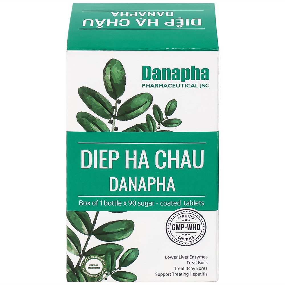 Hình ảnh Thuốc Diệp Hạ Châu Danapha tăng cường chức năng gan (90 viên)