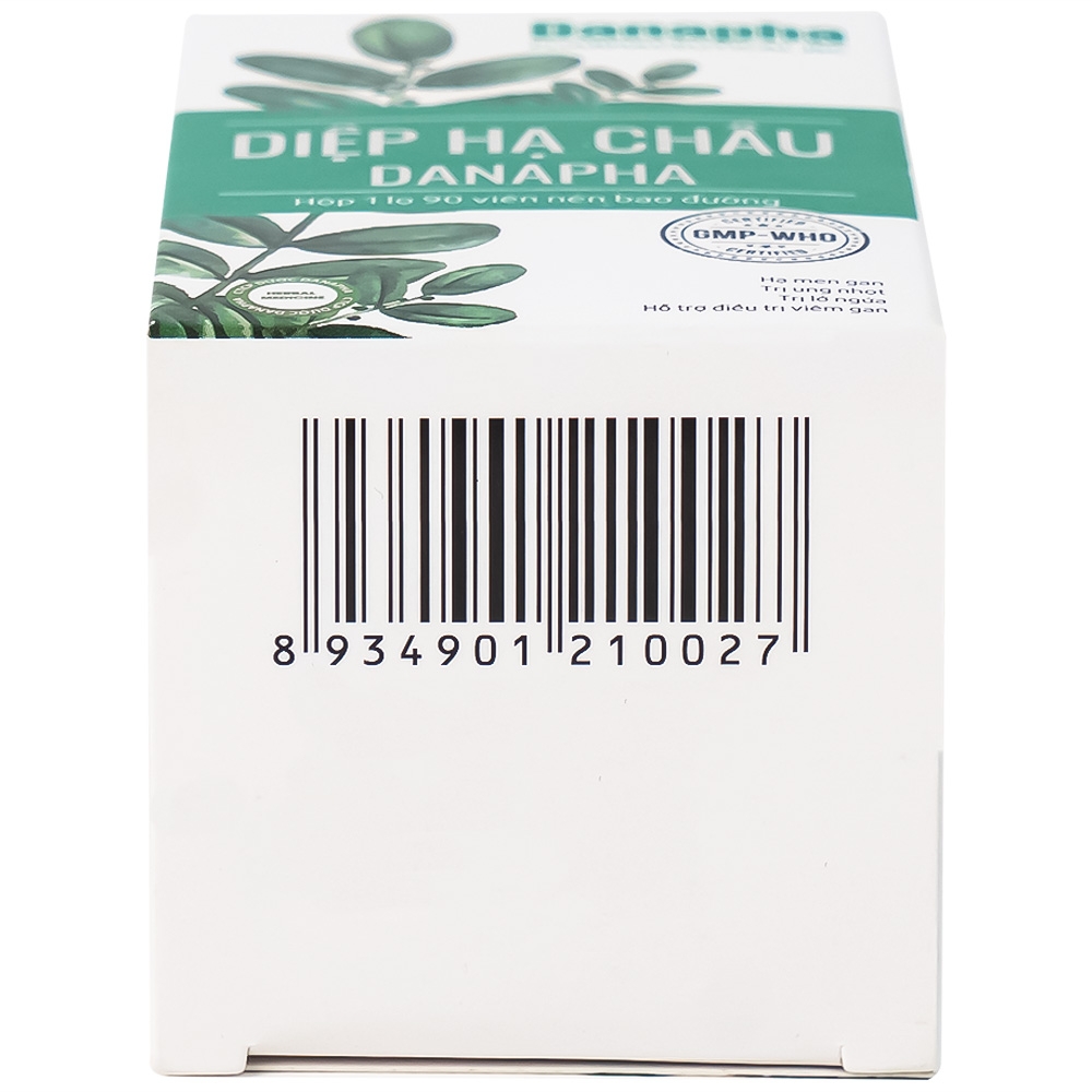Hình ảnh Thuốc Diệp Hạ Châu Danapha tăng cường chức năng gan (90 viên)