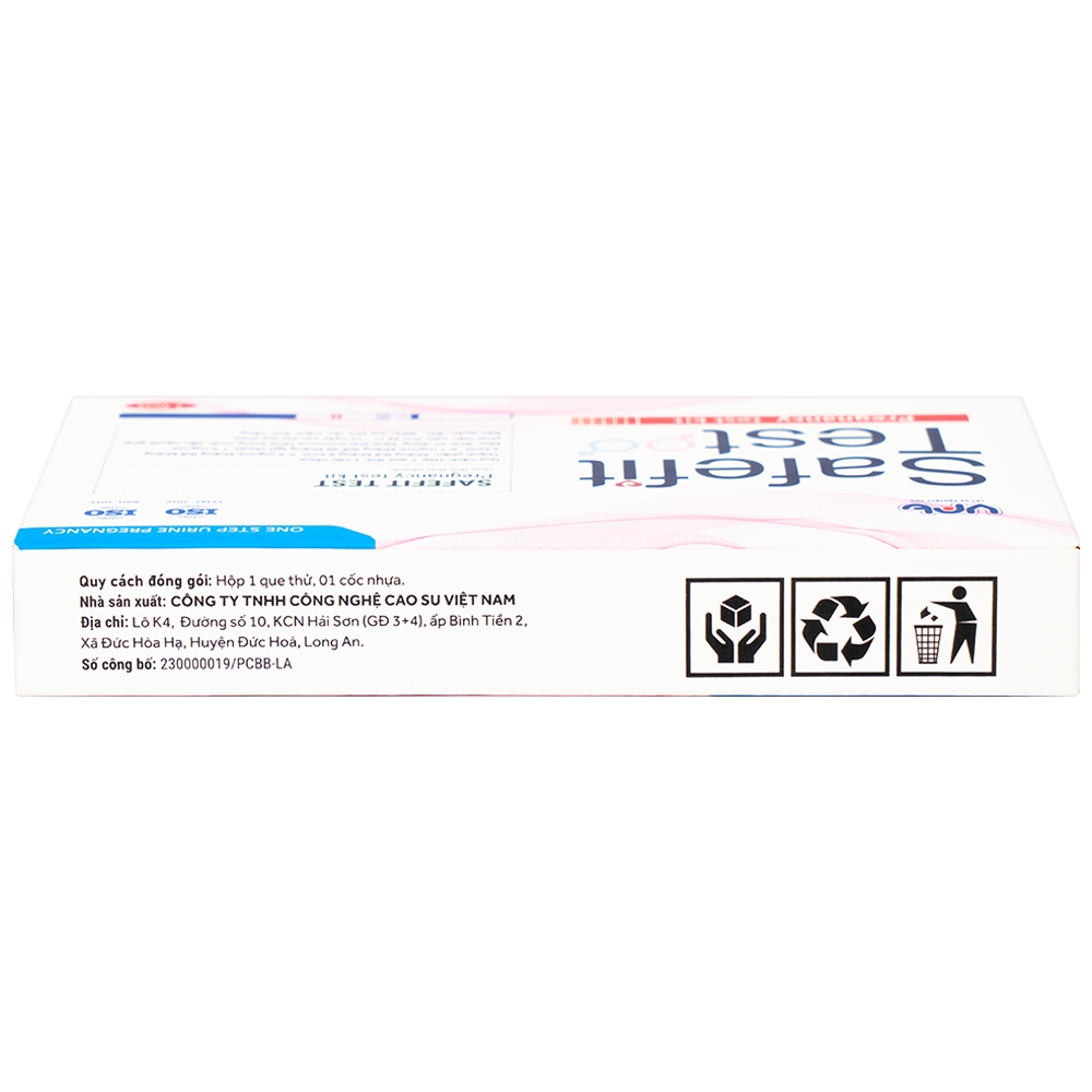 Hình ảnh Que thử thai nhanh Safefit Test (Hộp 1 que x 1 cốc nhựa)
