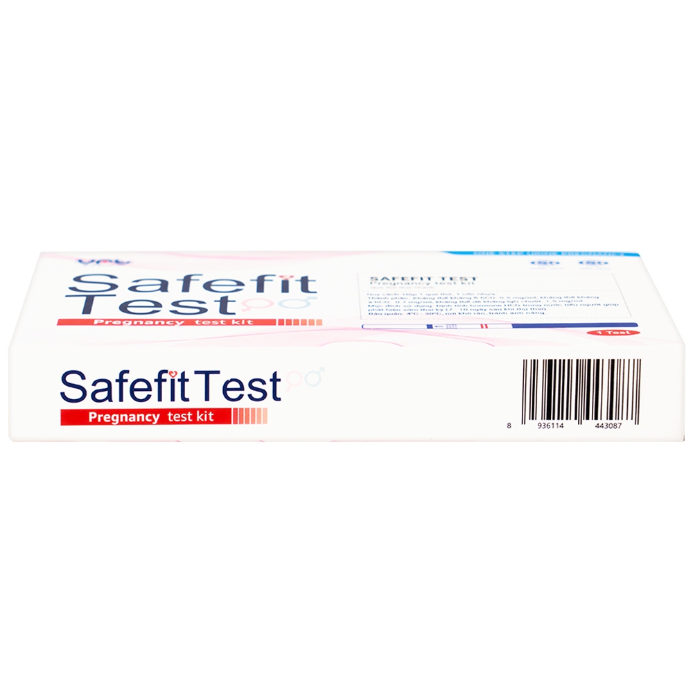 Hình ảnh Que thử thai nhanh Safefit Test (Hộp 1 que x 1 cốc nhựa)