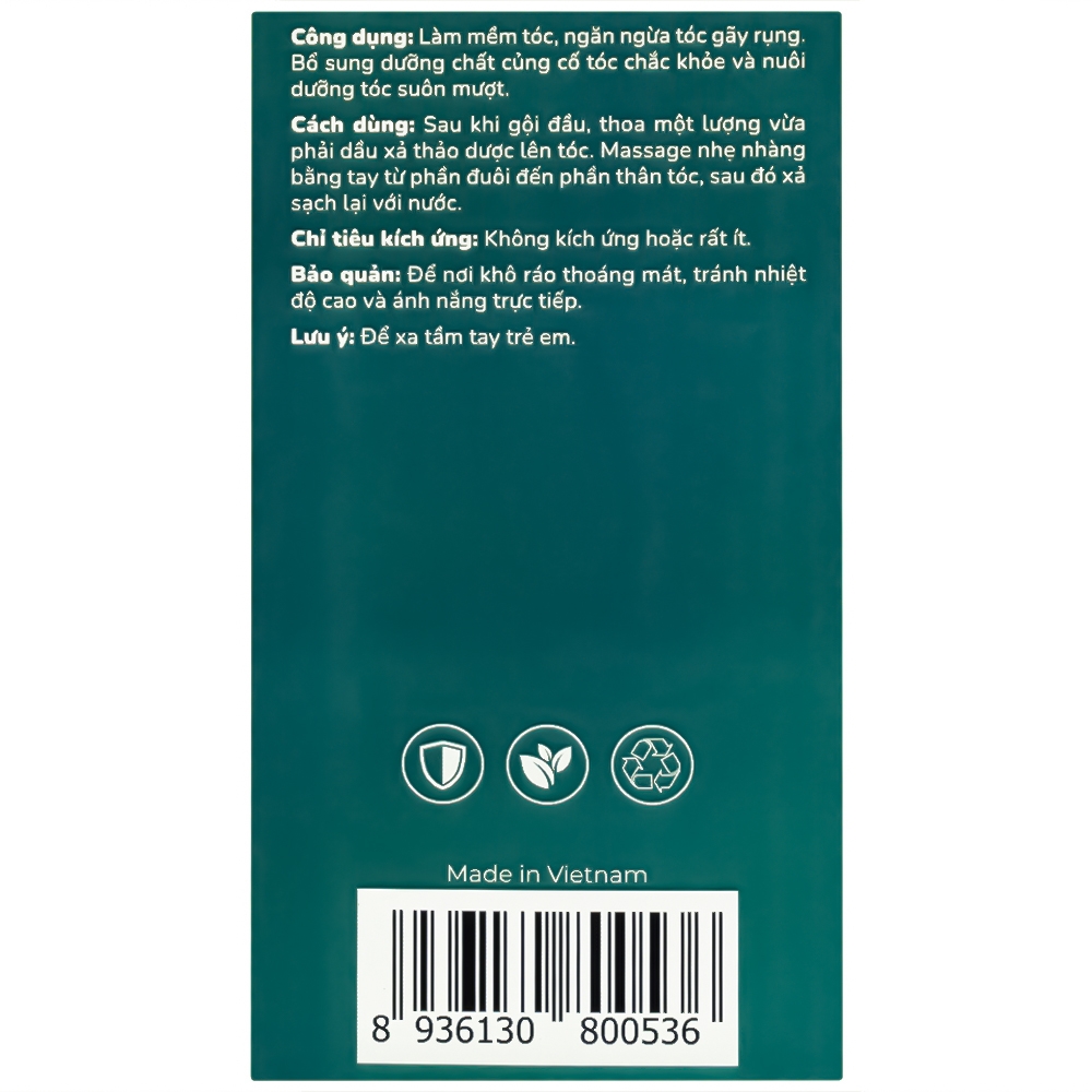 Hình ảnh Dầu xả thảo dược La Beauty củng cố chân tóc chắc khỏe, suôn mượt và ngăn ngừa gãy rụng (300ml)
