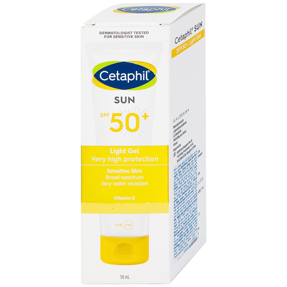 Hình ảnh Kem chống nắng Cetaphil Sun Spf 50+ bảo vệ da trước tác động của ánh nắng mặt trời (50ml)