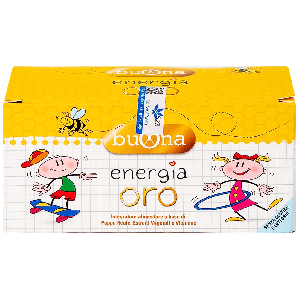 Hình ảnh Dung dịch Bouna Energia Oro hỗ trợ bồi bổ sức khỏe, giúp tăng cường thể lực (10 lọ x 10ml)