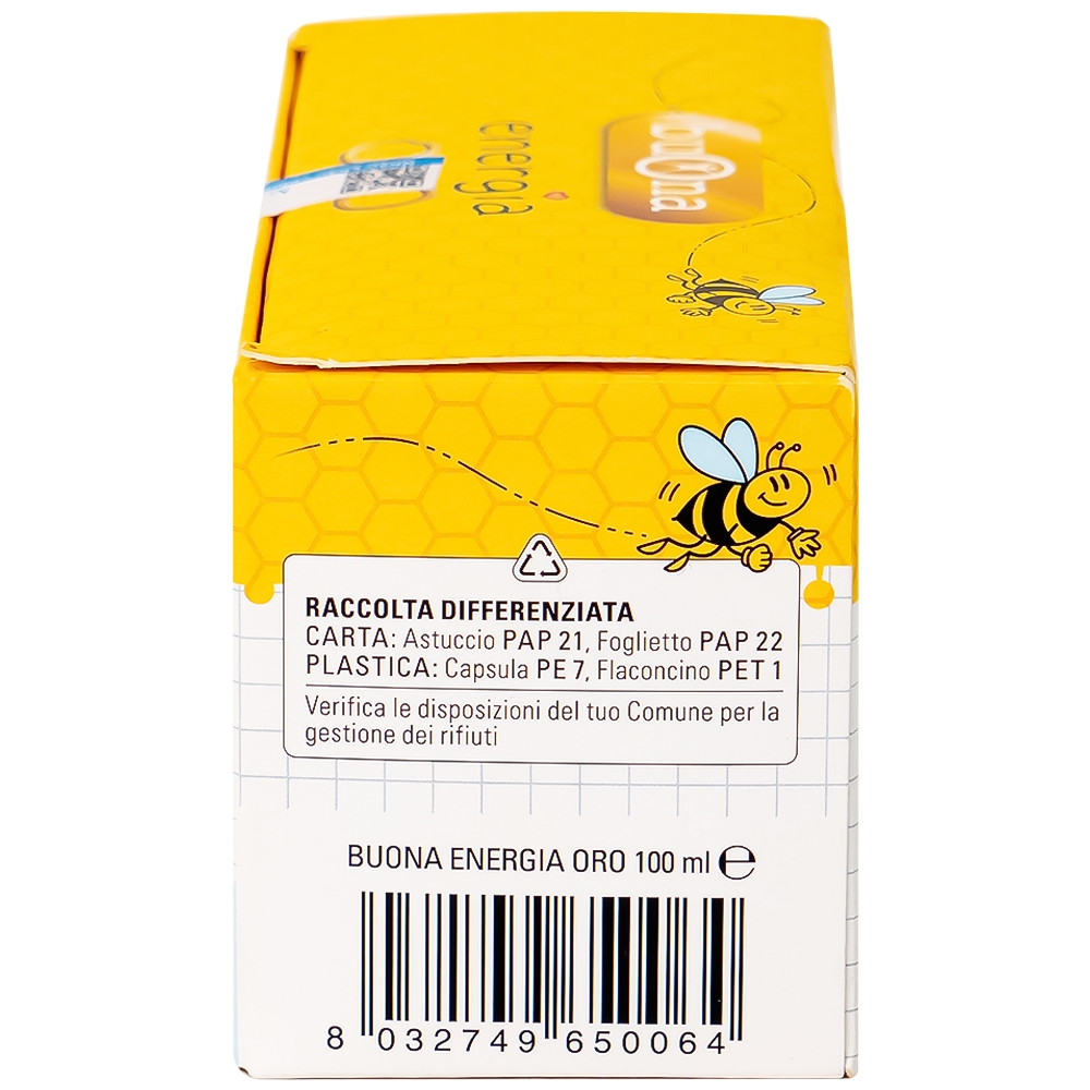 Hình ảnh Dung dịch Bouna Energia Oro hỗ trợ bồi bổ sức khỏe, giúp tăng cường thể lực (10 lọ x 10ml)