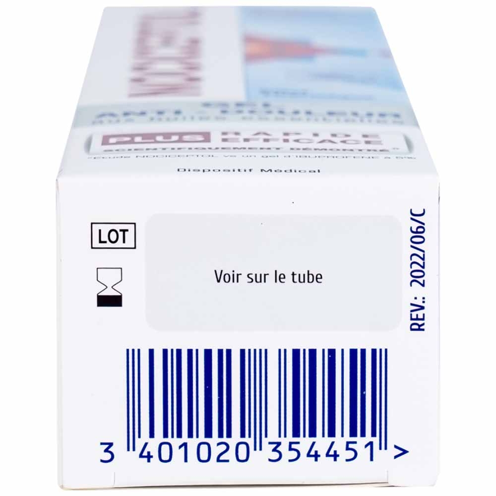 Hình ảnh Gel bôi ngoài da Nociceptol Gel Anti-Douleur Polidis giảm đau, nhức, mỏi cơ (120ml)