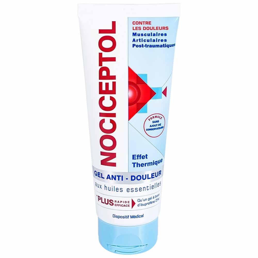 Hình ảnh Gel bôi ngoài da Nociceptol Gel Anti-Douleur Polidis giảm đau, nhức, mỏi cơ (120ml)