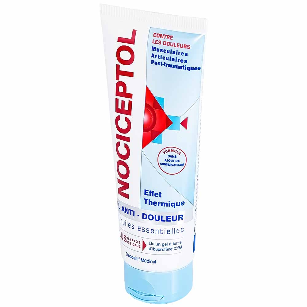 Hình ảnh Gel bôi ngoài da Nociceptol Gel Anti-Douleur Polidis giảm đau, nhức, mỏi cơ (120ml)