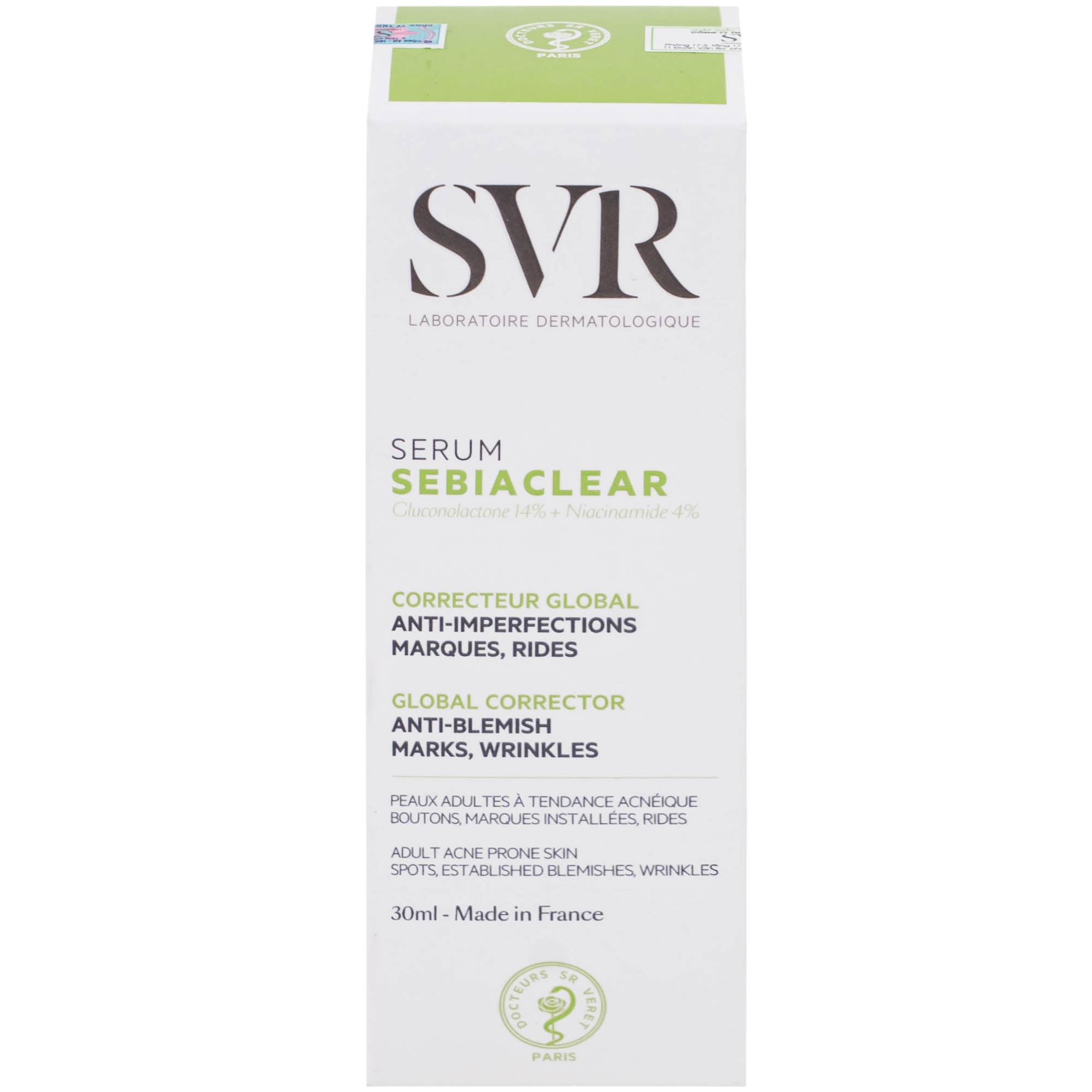 Hình ảnh Tinh chất SVR Sebiaclear Serum giảm mụn mờ thâm, làm mịn da (30ml)
