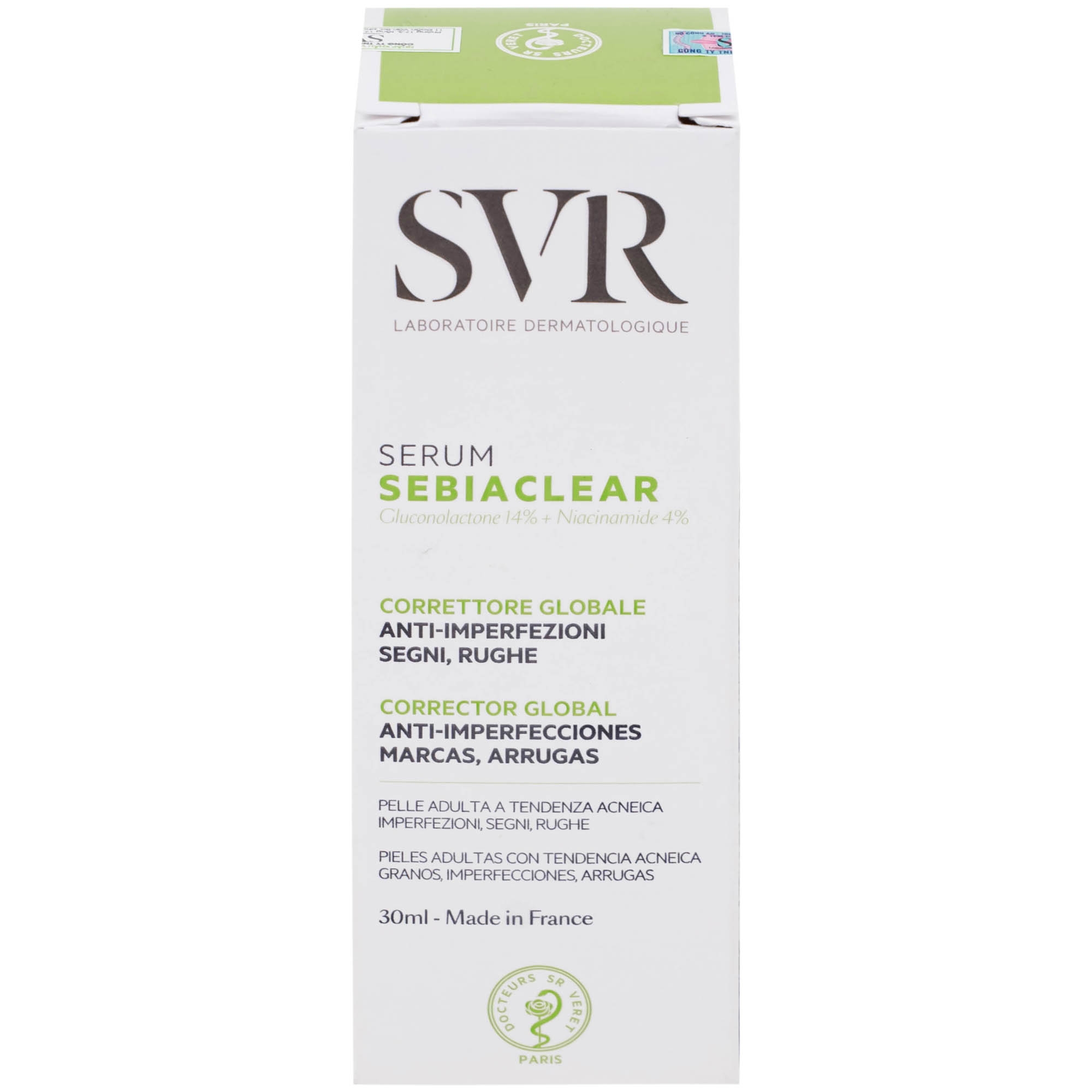 Hình ảnh Tinh chất SVR Sebiaclear Serum giảm mụn mờ thâm, làm mịn da (30ml)