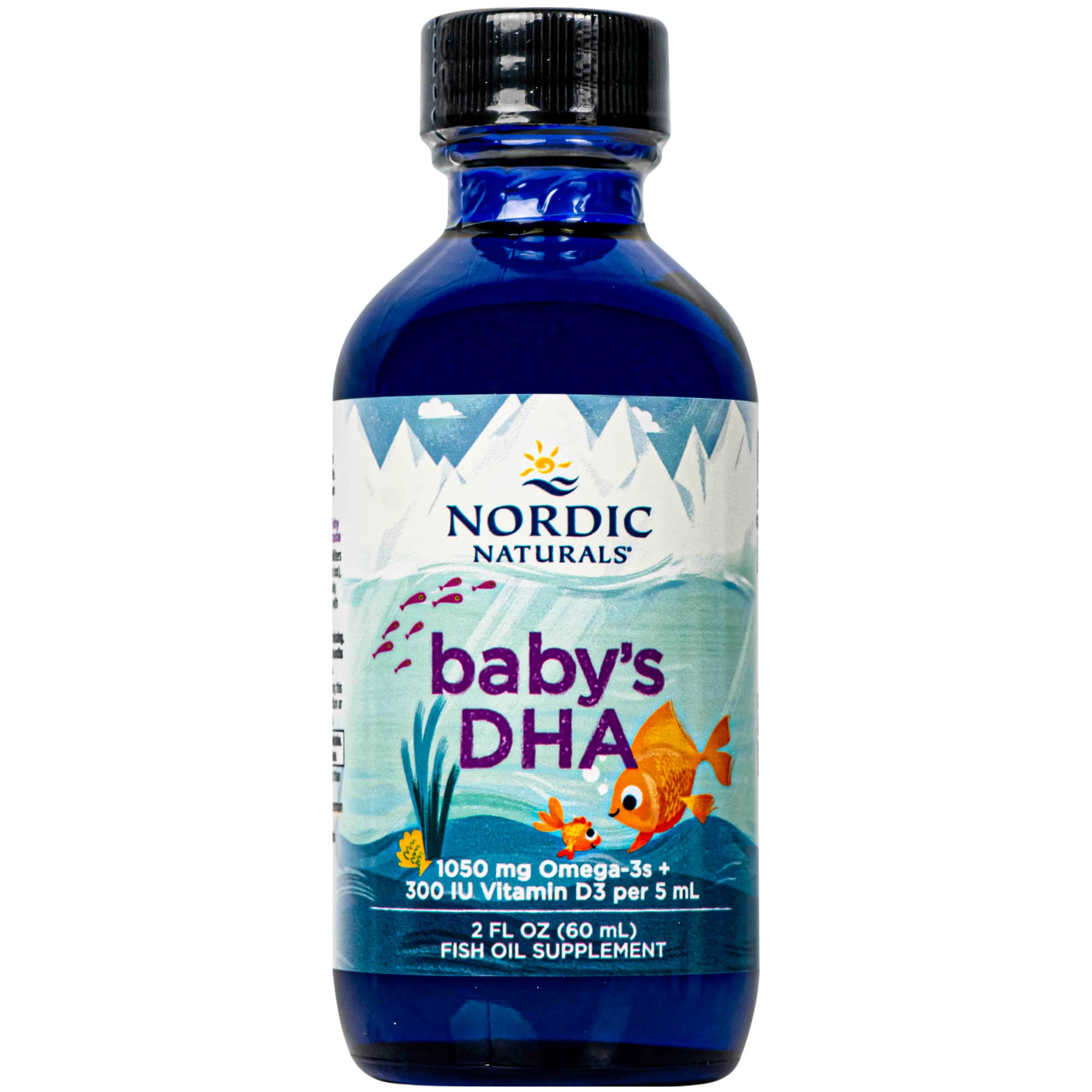 Hình ảnh Dung dịch hỗ trợ cải thiện thị lực cho trẻ từ 0 tháng tuổi Nordic Naturals Baby's DHA (60ml)