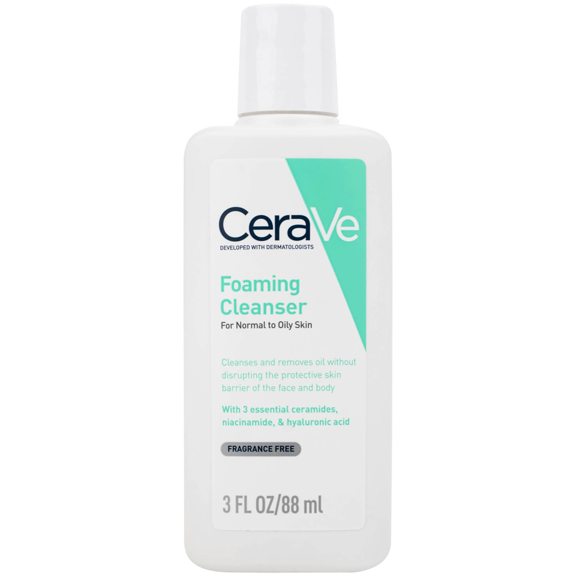 Hình ảnh Sữa rửa mặt CeraVe Foaming Cleanser làm sạch sâu dành cho da dầu (88ml)