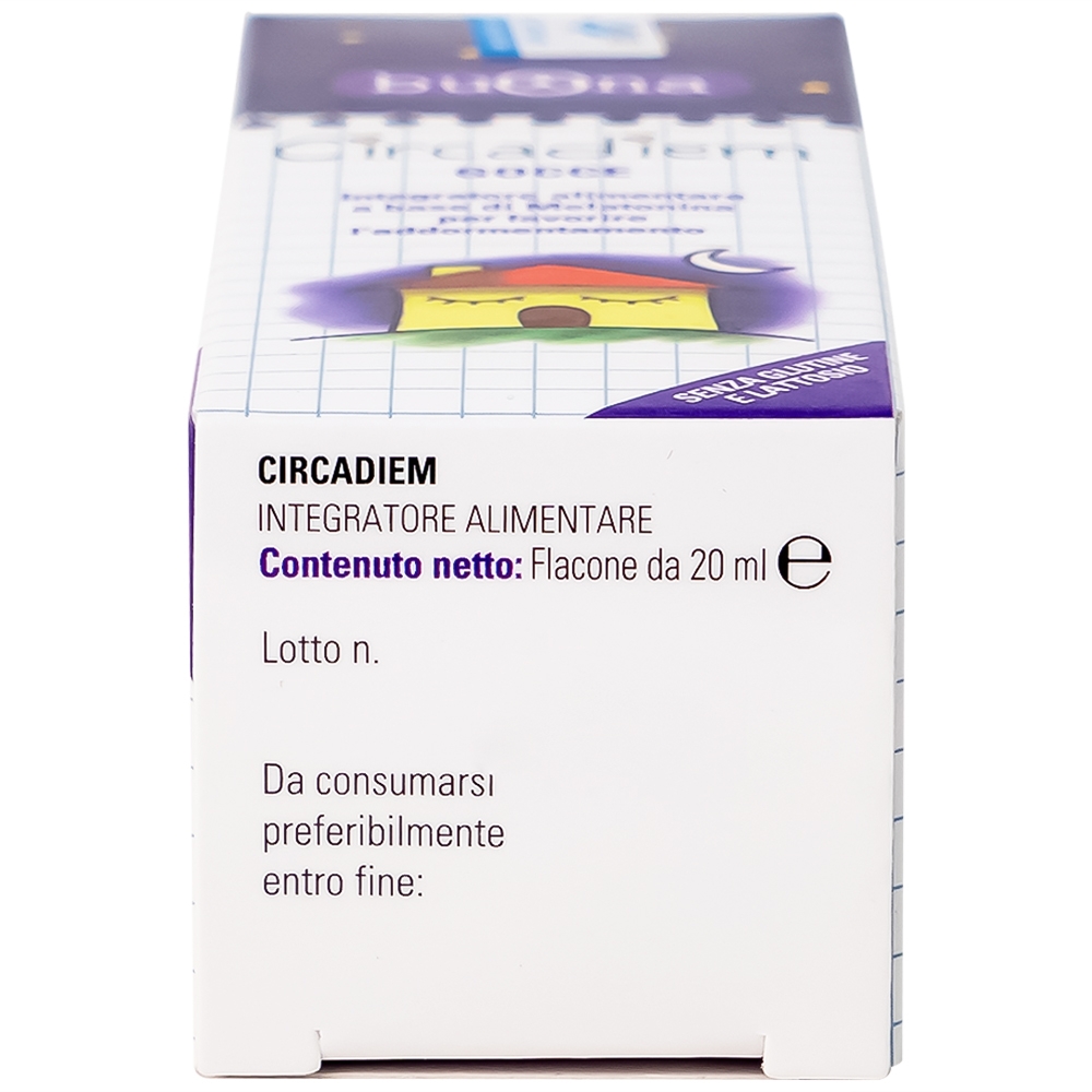 Hình ảnh Thực phẩm bảo vệ sức khỏe Buona Circadiem hỗ trợ giúp ngủ ngon (20ml)