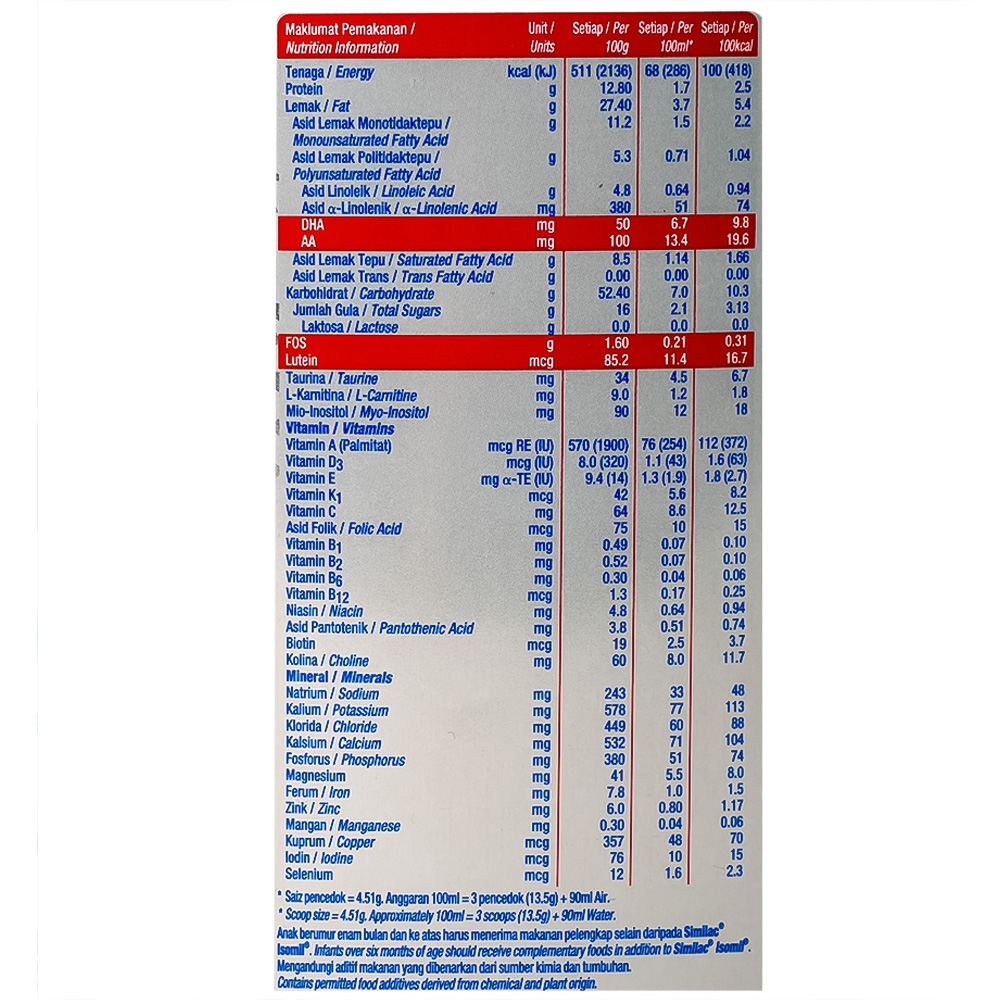 Hình ảnh Sữa bột Similac Isomil Abbott bổ sung dinh dưỡng cho trẻ 0 - 12 tháng (400g)