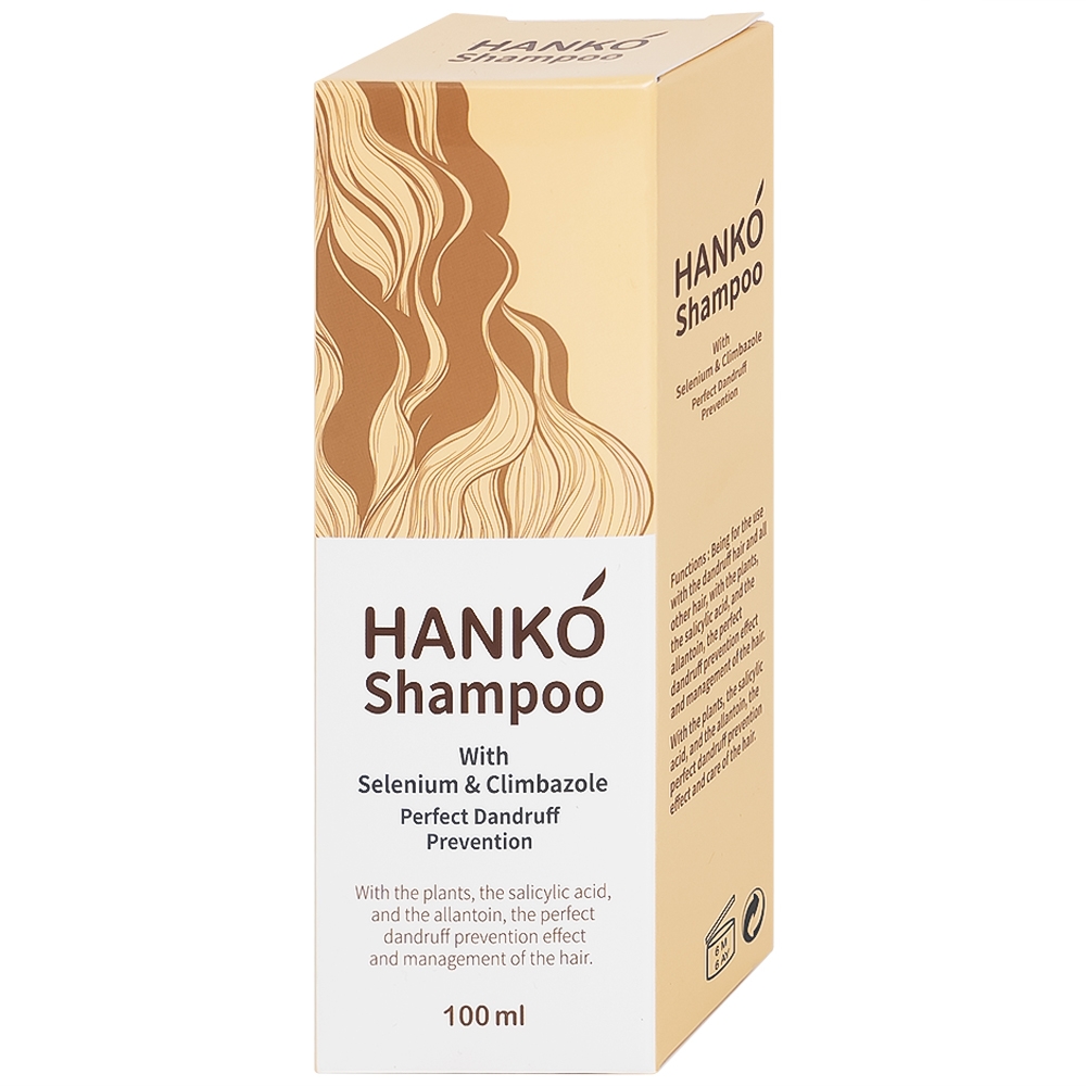 Hình ảnh Dầu gội Hanko Shampoo giúp loại bỏ gàu, nấm, ngứa (100ml)