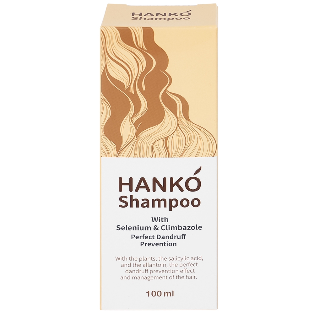 Hình ảnh Dầu gội Hanko Shampoo giúp loại bỏ gàu, nấm, ngứa (100ml)
