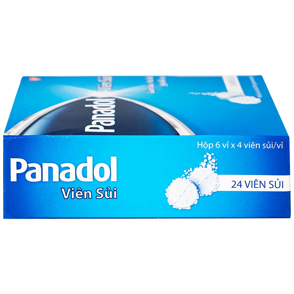 Hình ảnh Viên sủi Panadol GSK giảm đau nhẹ và hạ sốt (6 vỉ x 4 viên)