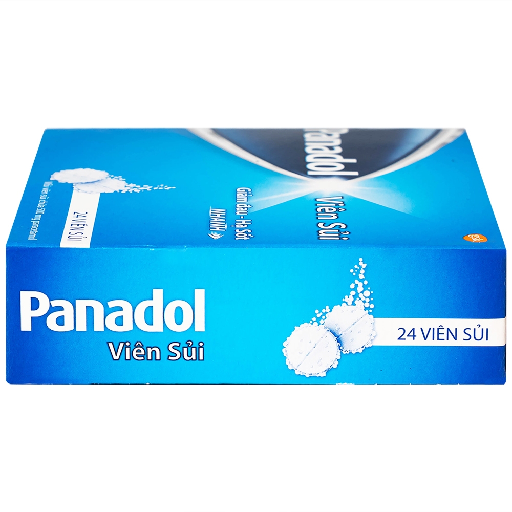 Hình ảnh Viên sủi Panadol GSK giảm đau nhẹ và hạ sốt (6 vỉ x 4 viên)