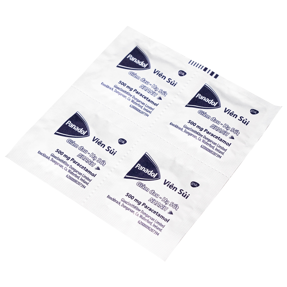 Hình ảnh Viên sủi Panadol GSK giảm đau nhẹ và hạ sốt (6 vỉ x 4 viên)