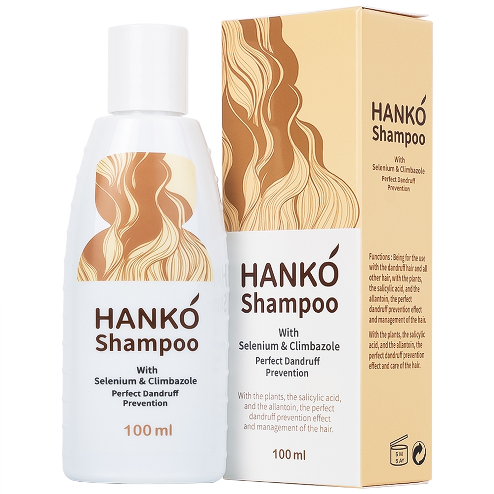 Hình ảnh Dầu gội Hanko Shampoo giúp loại bỏ gàu, nấm, ngứa (100ml)