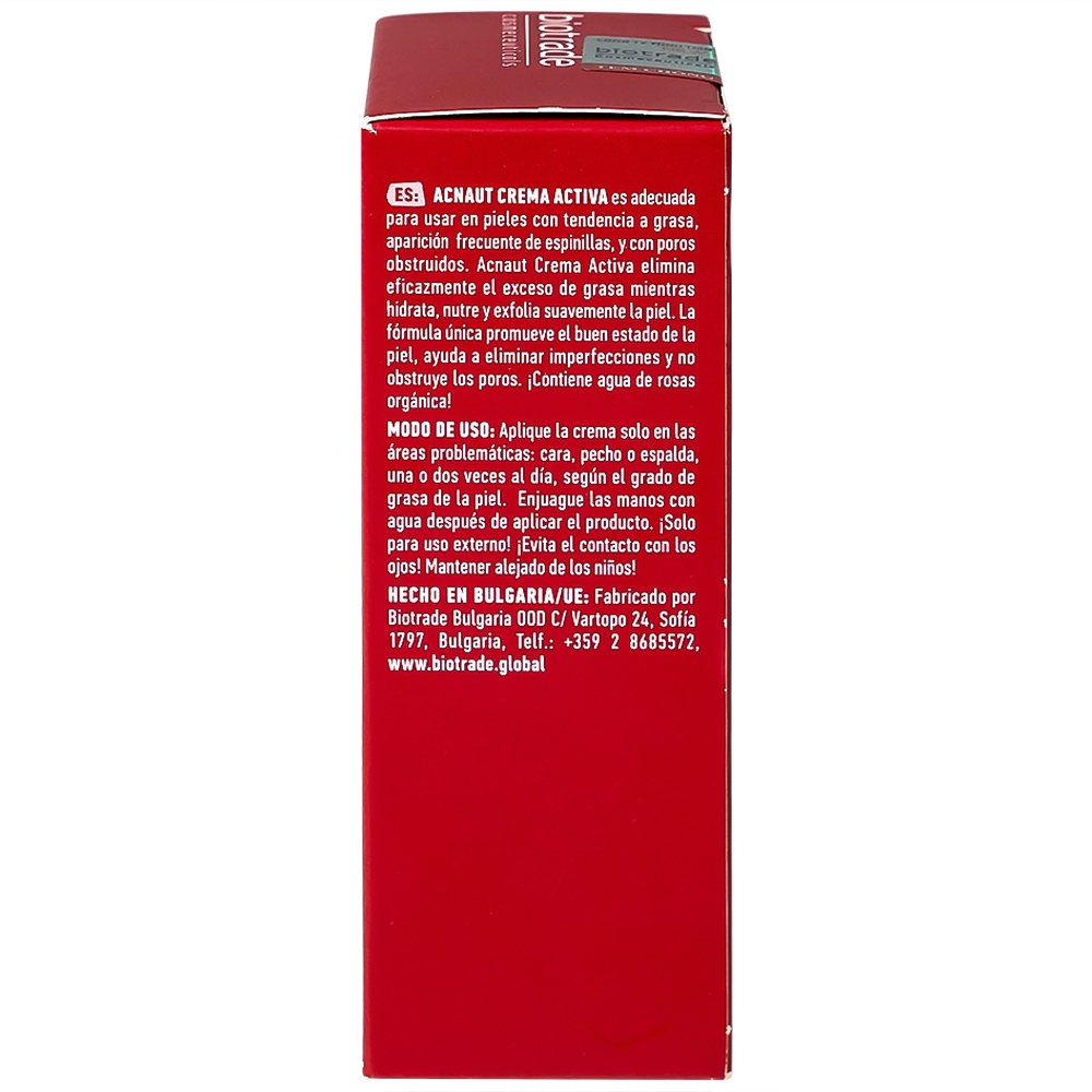 Hình ảnh Kem chấm mụn Acnaut Active Cream 15ml Biotrade giảm mụn bọc, mụn đầu đen