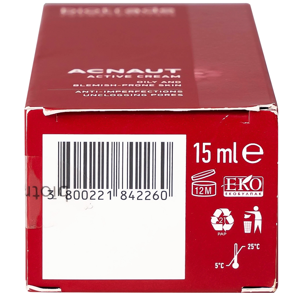 Hình ảnh Kem chấm mụn Acnaut Active Cream 15ml Biotrade giảm mụn bọc, mụn đầu đen