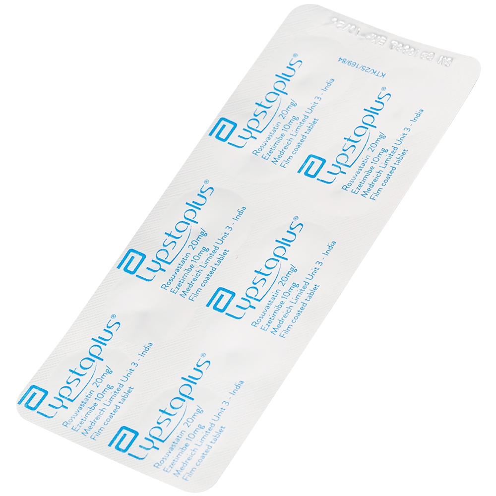 Hình ảnh Viên nén Lypstaplus 20/10mg Abbott điều trị tăng cholesterol máu nguyên phát (3 vỉ x 10 viên)
