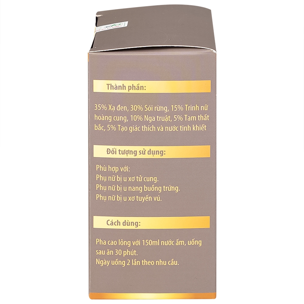 Hình ảnh Cao Vị Nhân 100g Đại Phú hỗ trợ cho phụ nữ mắc u xơ, u nang lành tính